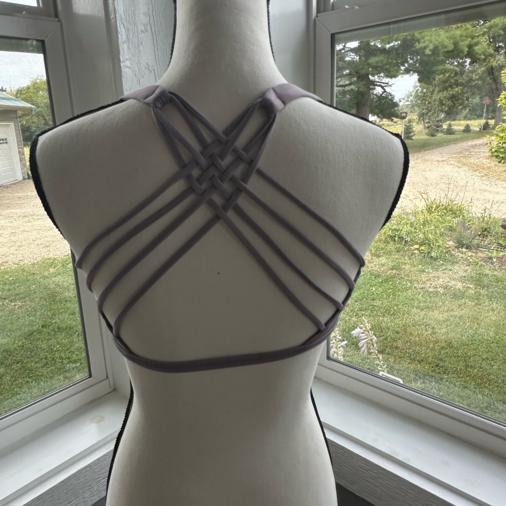 lululemon athletica free to be wild Lavender Sports Bra - Picture 6 of 8
